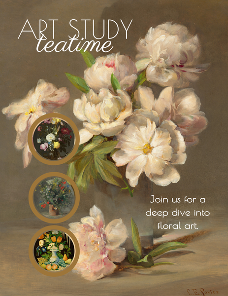 floral art teatime