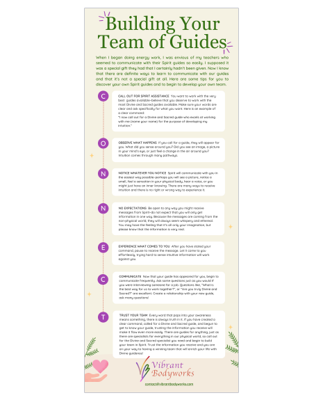 Build Your Team of Guides