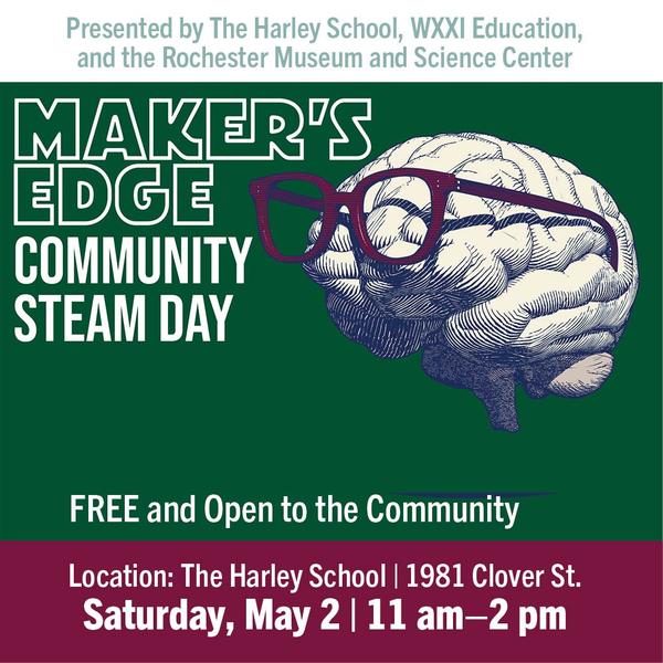 Maker's Edge Community STEAM Day is this Saturday!