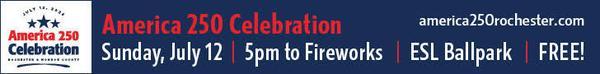 America 250 Celebration at ESL Ballpark July 12