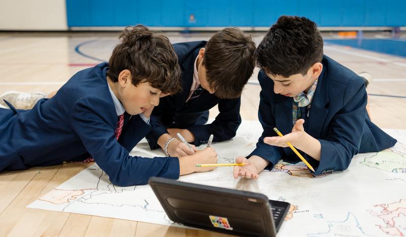 FCDS Boys work together