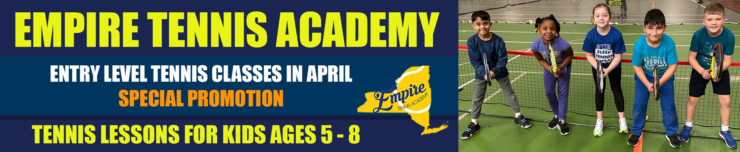 Empire Tennis Academy promotion