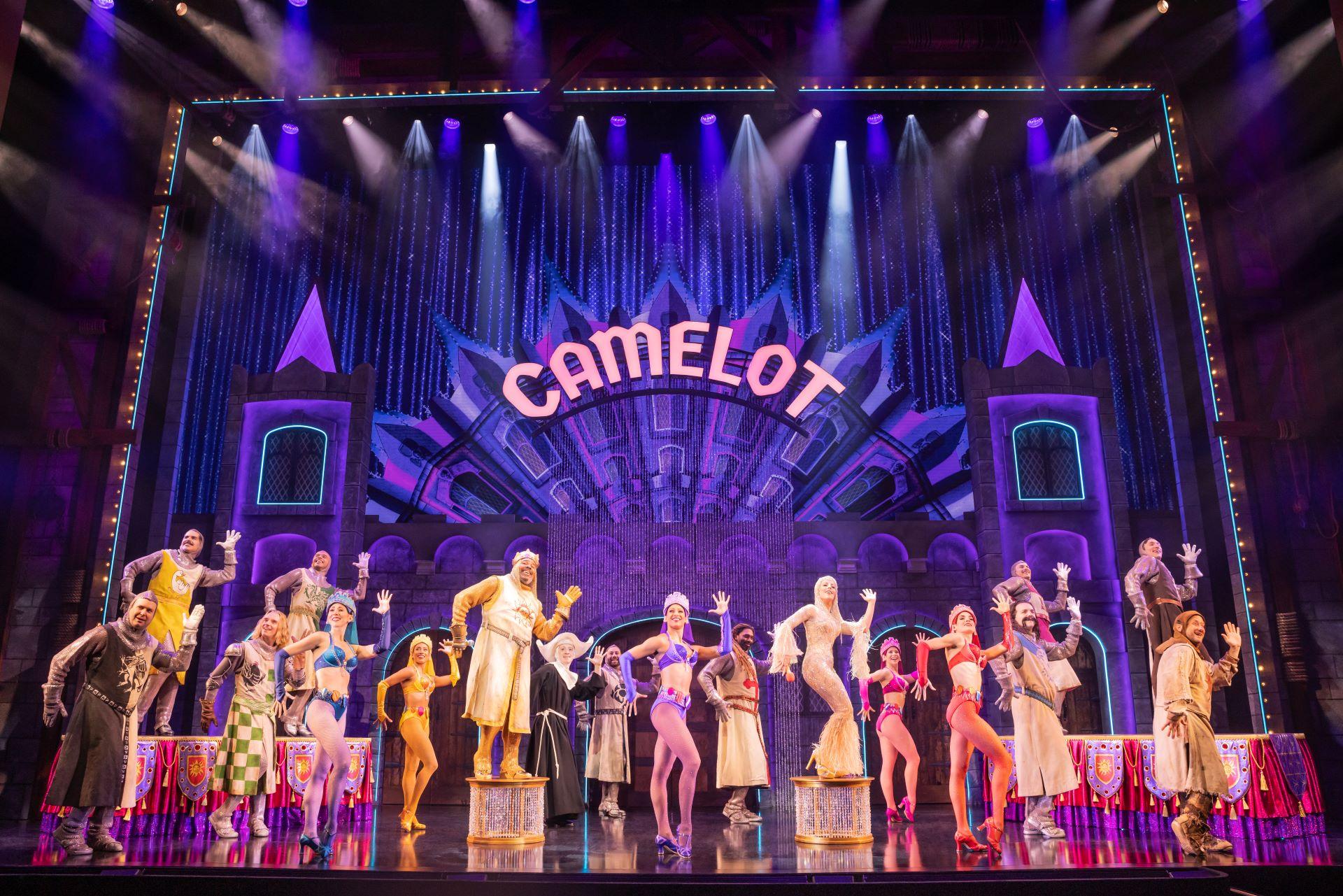  Broadway cast of SPAMALOT. Photo by Matthew Murphy and Evan Zimmerman