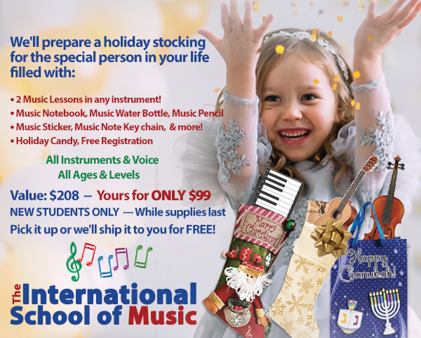 International School of Music Holiday Stocking Details