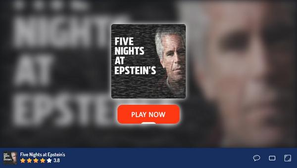 The game's title screen.