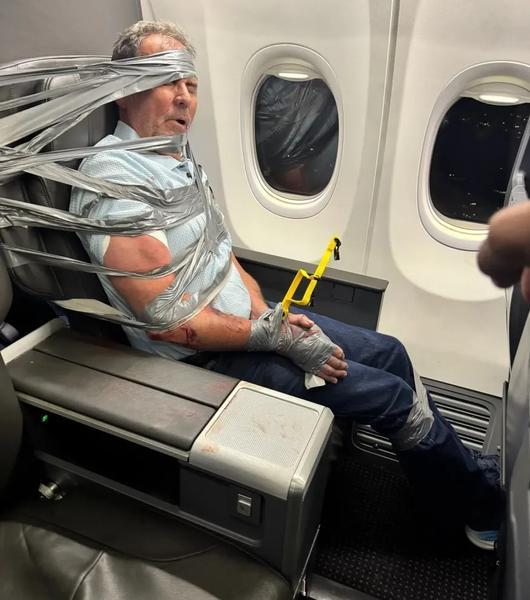 A lot of tape gets the job done.