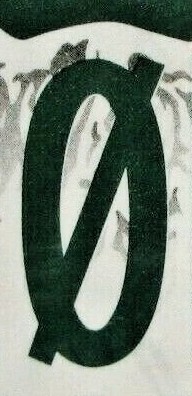 A Colorado zero: the design behind it is a shadowy mountain.