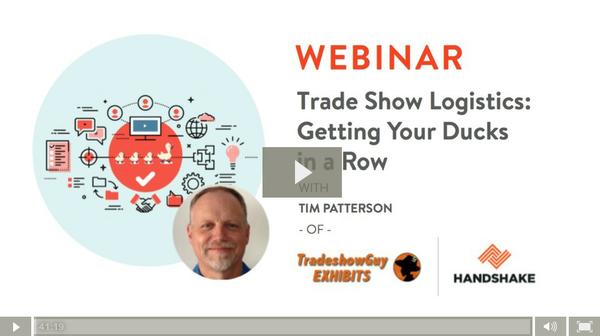 Tradeshow Logistics Webinar