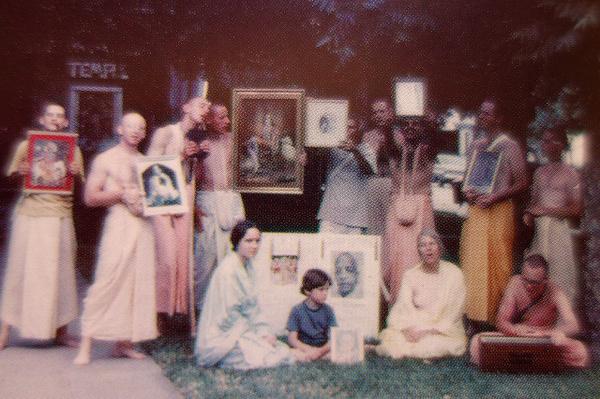 Original Devotees of ISKCON Austin in 1971 at 2906 Dancy Street 