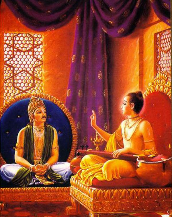 Narada Muni Instructs King Prachinabarhi