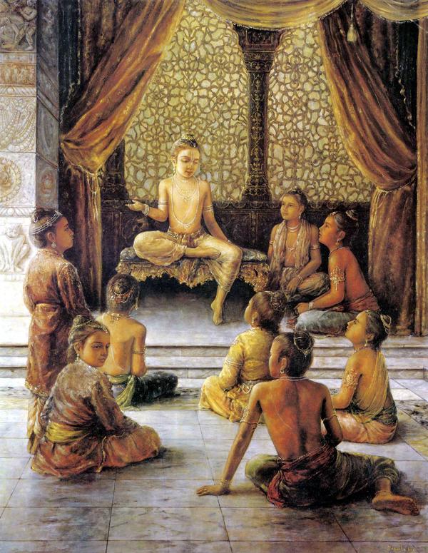 Prahlada Maharaja Lives in Both Worlds Simulataneously