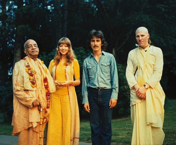 George Harrison with Srila Prabhupada