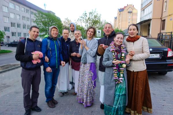 Blissful Devotees in Russia