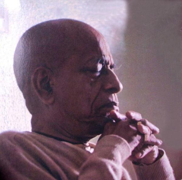 Jagad-Guru Srila Prabhupada in Deep Meditation