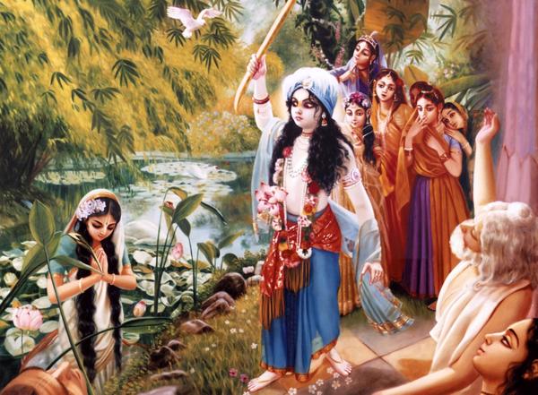 Lord Balarama Chastises Yamuna Devi