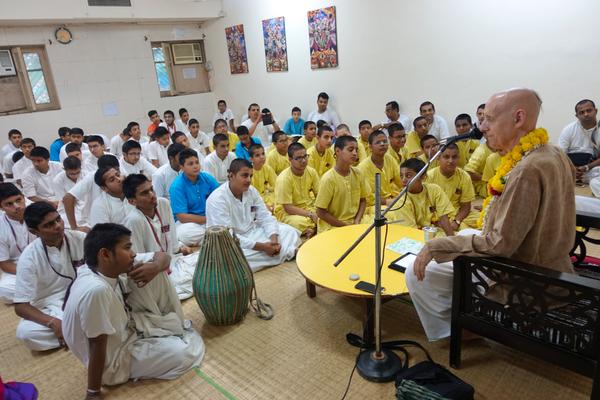 Training the Youth to Become World Leaders-- Vrindavana, India