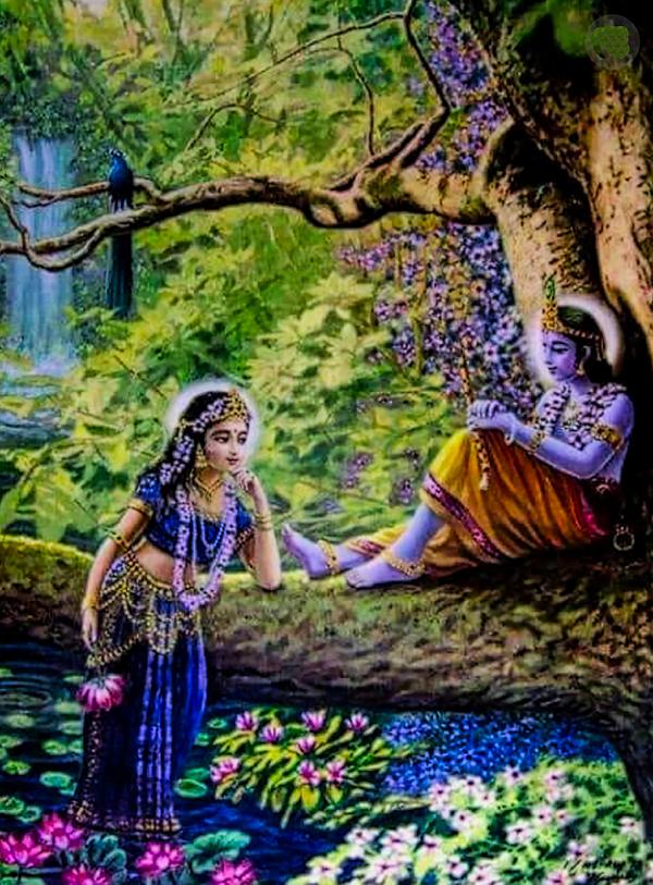 Radha and Krishna's Unlimitedly Sweet Pastimes