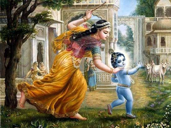 Krishna Being Punished by Mother Yasoda