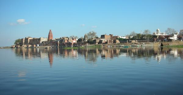 Vrindavan on the Bank of the Sacred Yamuna River
