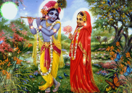 The Dazzlingly Beautiful Radha and Krishna