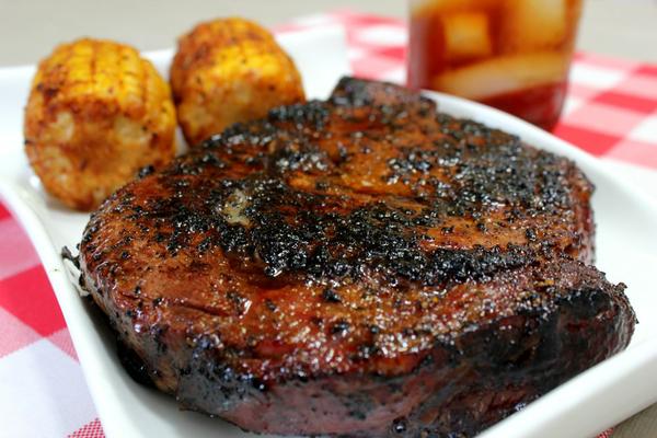 Reverse Seared Smoked Ribeye Steaks