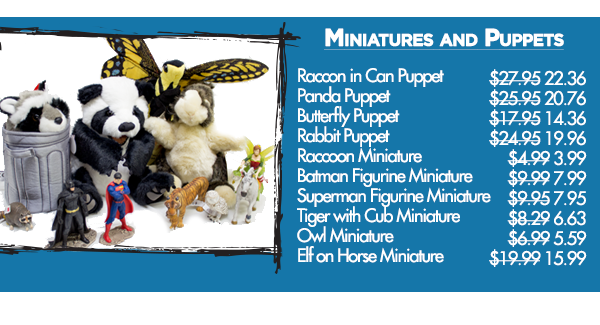 Self Esteem Shop Puppets and Miniatures