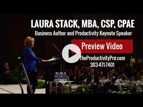 Laura Stack Professional Time Management & Keynote Speaker - Preview Video