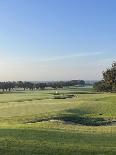 Hole #18 at TPC San Antonio, The Oaks Course.
