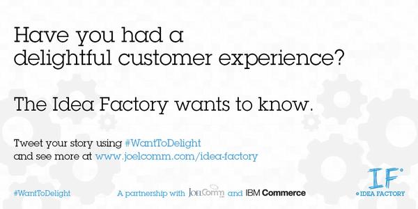 The Idea Factory - A partnership with Joel Comm and IBM Commerce