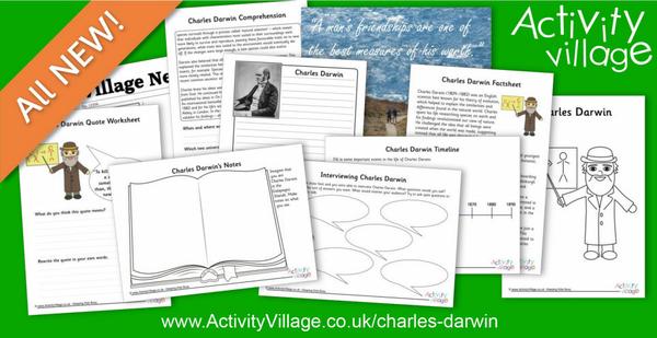 Our famous person of the week is Charles Darwin