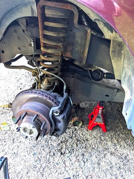 coil spring disc brake Ford F250