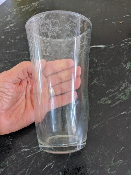 Cascade ruined drinking glass