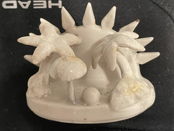 tropical ceramic piece