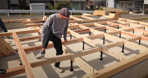 japanese home floor joists
