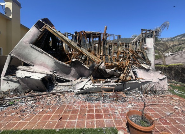altadena house destroyed by eaton fire