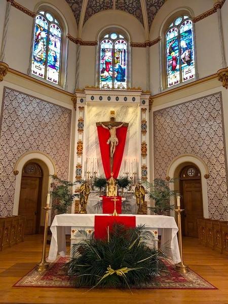 sacred heart church altar laconia nh