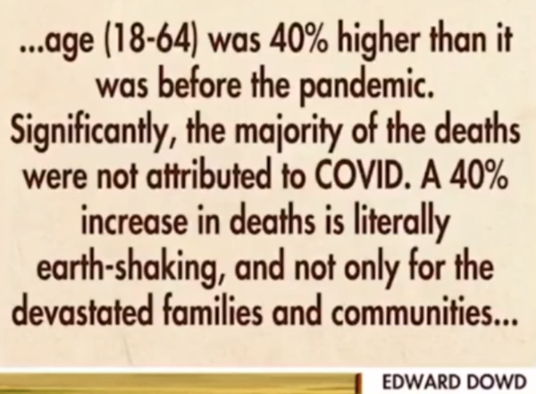words from Ed Dowd