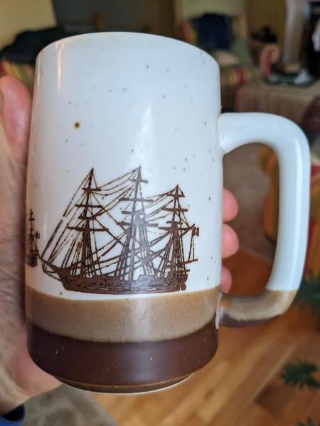 clipper ship mug