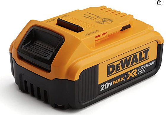 dewalt 20 volt battery