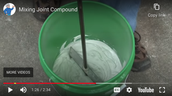 mix joint compound