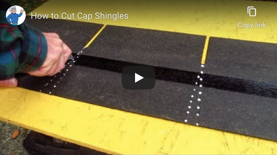 cut cap shingles