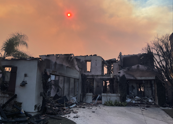 burned house altadena ca