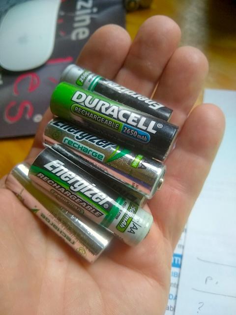 rechargeable AA batteries