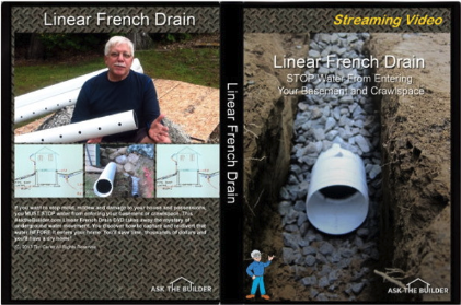 tim carter's linear french drain streaming video