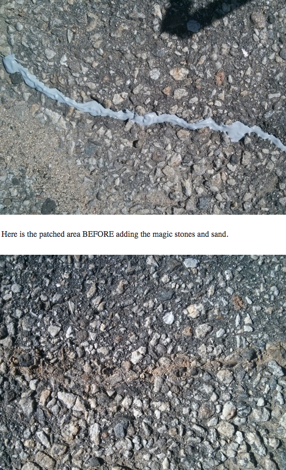 repair blacktop cracks