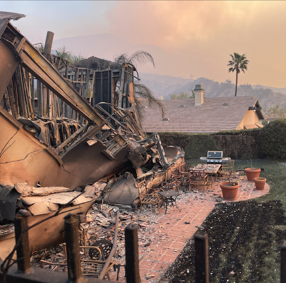 burned house altadena ca