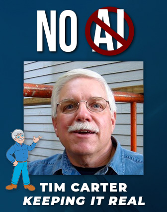 No AI ad & Tim Carter photo