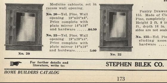 ad for medicine cabinet 1928 catalog