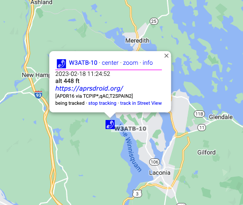 map of W3ATB location
