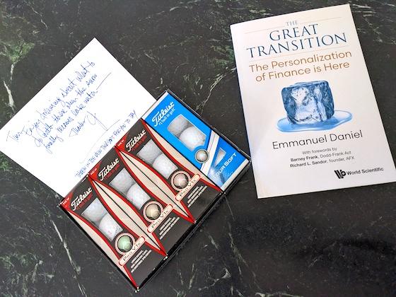 tour soft golf balls and book
